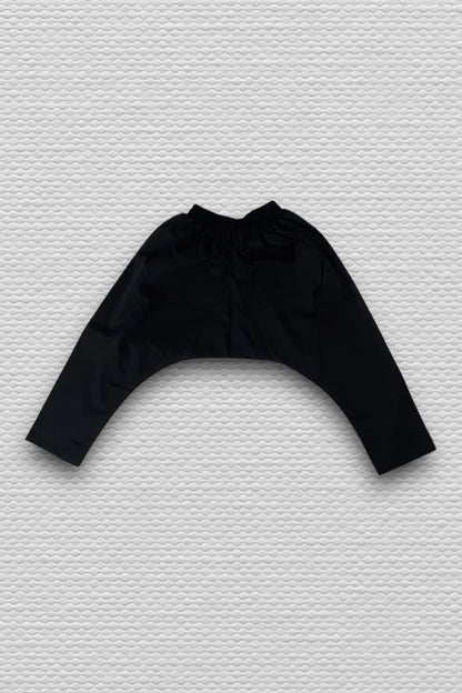 Black Cotton Trouser