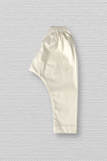 White Cotton Trouser