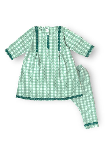 Green check (2 Piece Suit)