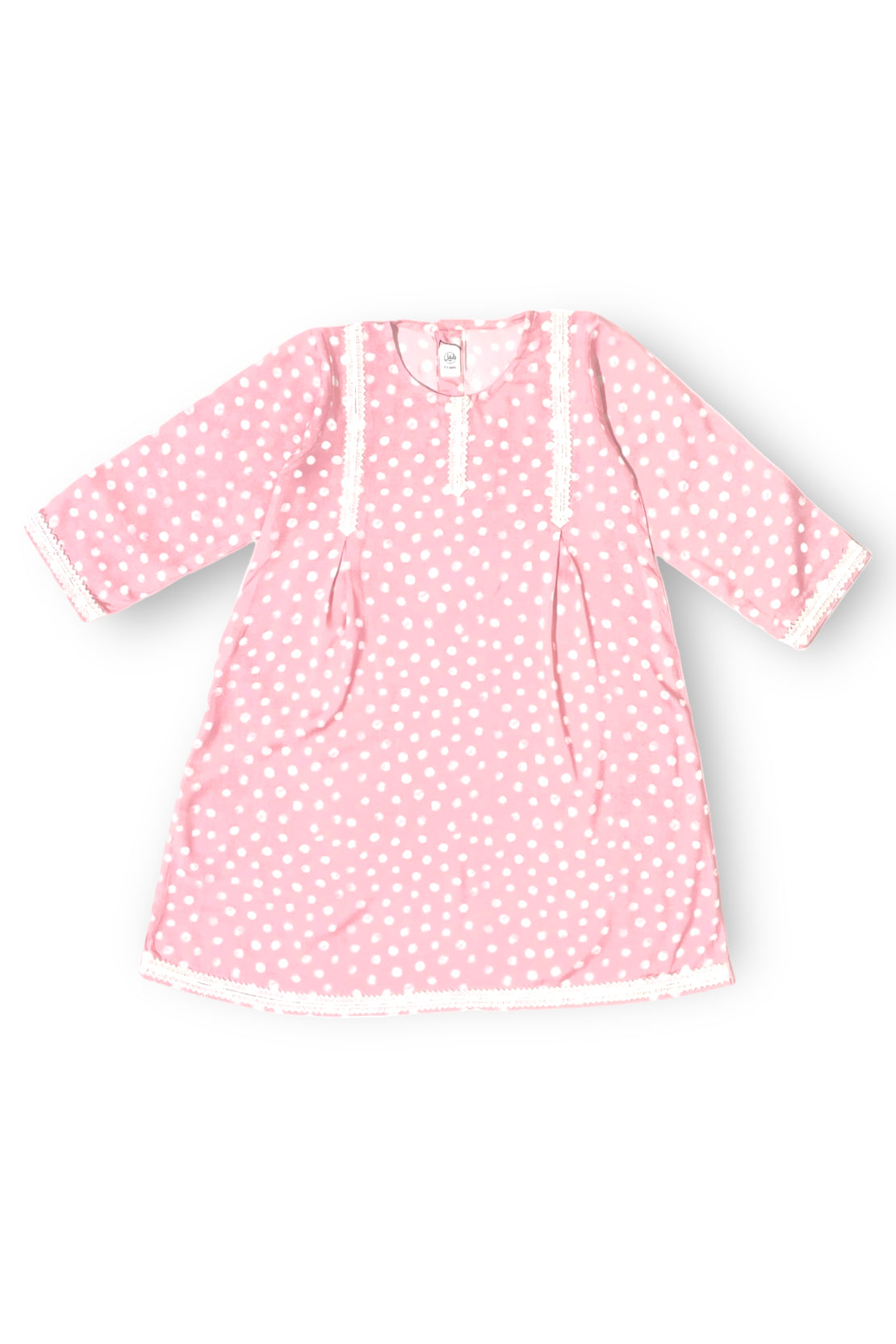 Pink Polka Dots Kurti